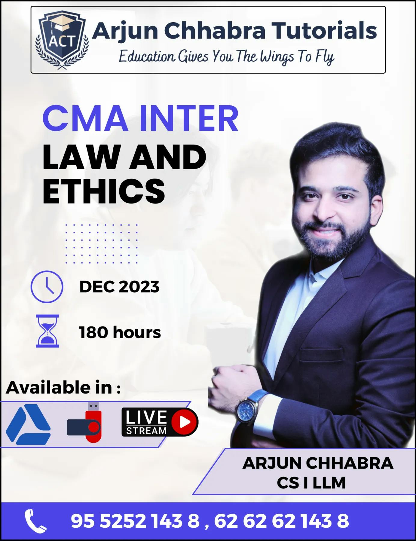 CMA Inter Law & Ethics for June & Dec 2023